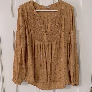 Lucky Brand Peasant Top, Size L